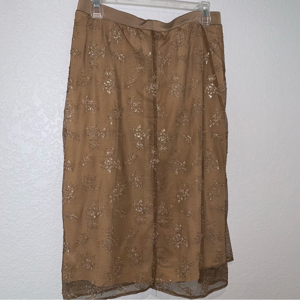 NEW $149 Zara Combination Limited Edition Lace Skirt 4043/301 Medium - Picture 7 of 11